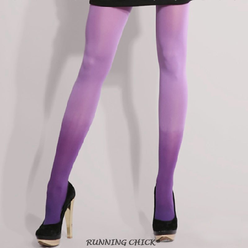    õ α vivi color romper gradient stockings